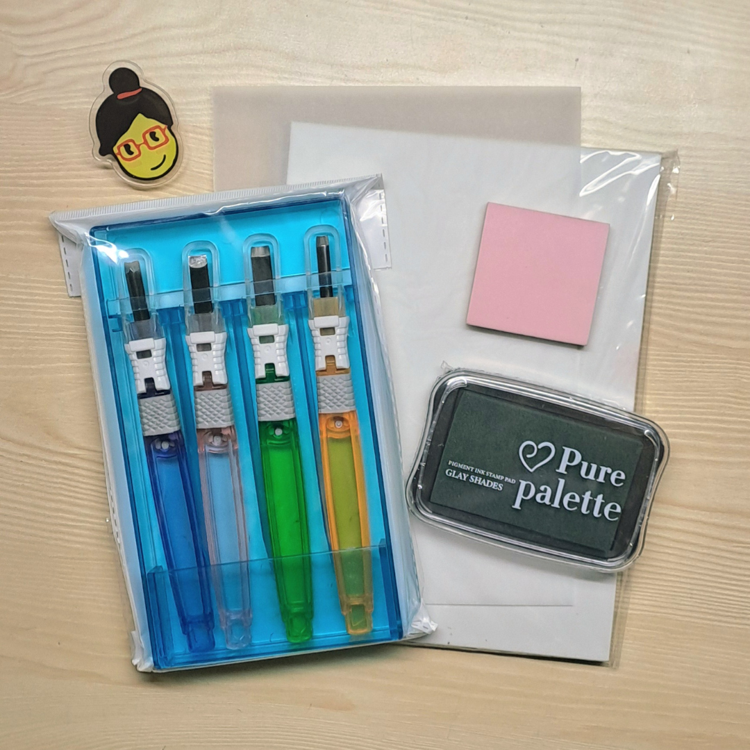 Stamp-making kit for kids
