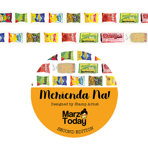 Marz Today Merienda na Second Edition Washi Tape