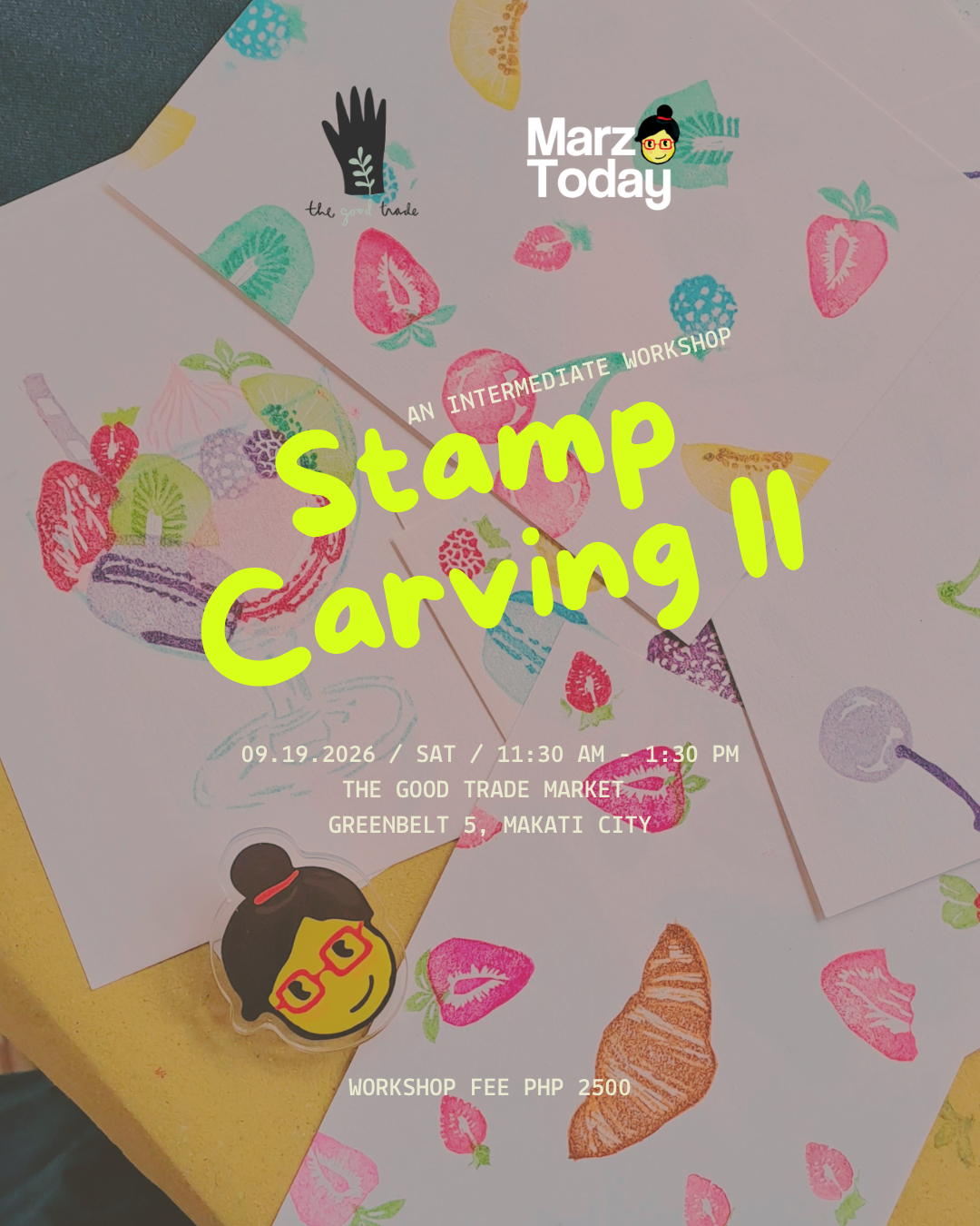 Stamp Carving II [Intermediate Workshop]