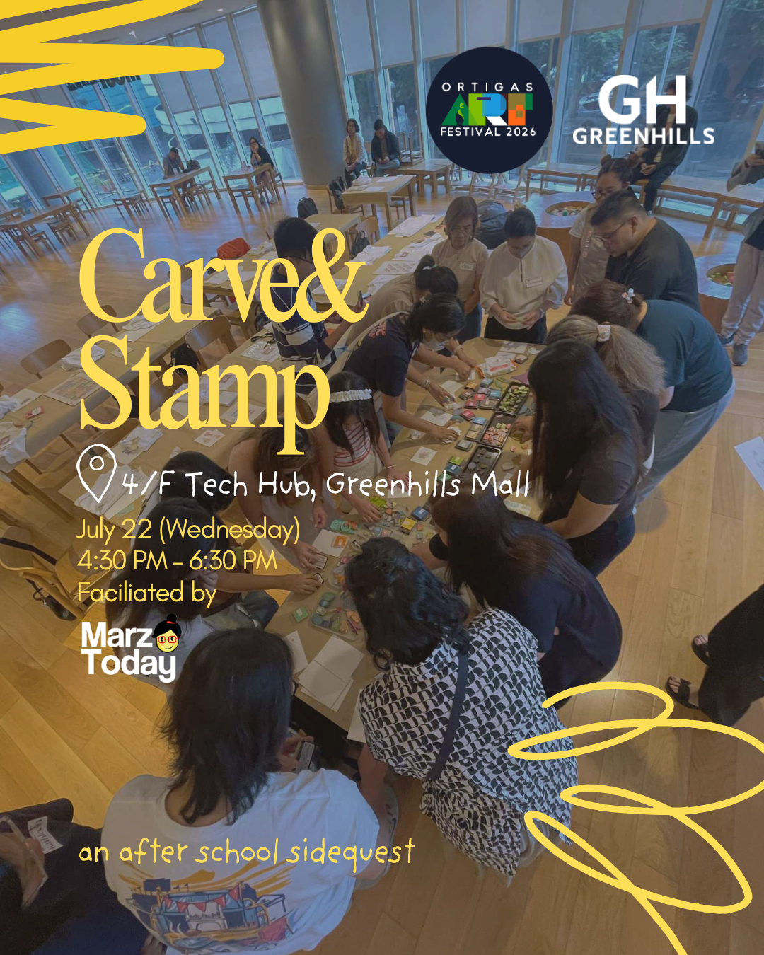 Carve & Stamp @ Ortigas Art Festival