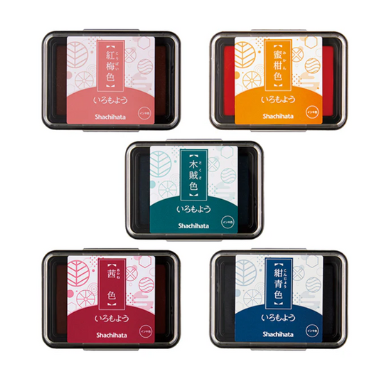 Shachihata Iromoyo Ink Pads 2021 Colors