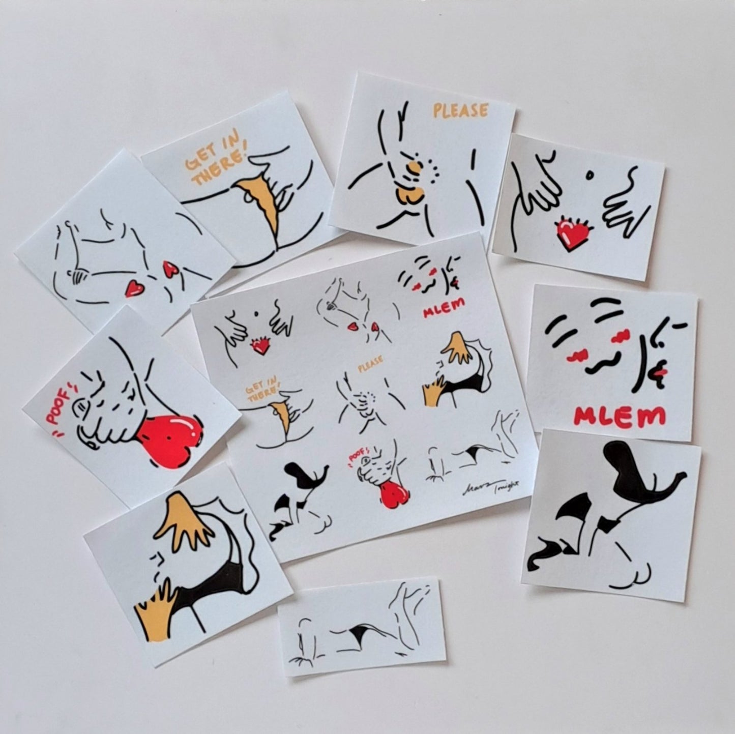 Marz Tonight Series 1 Sticker Pack