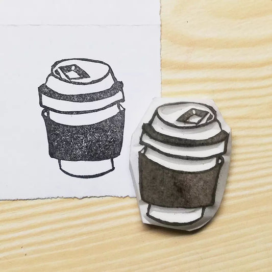 Coffee Cup To Go Stamp