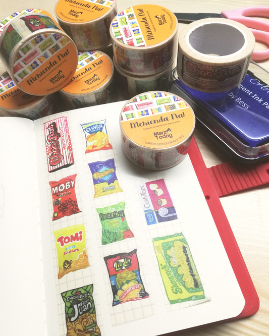 Marz Today Merienda na Second Edition Washi Tape